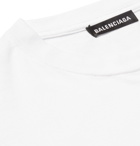 Balenciaga - Logo-Print Cotton-Jersey T-Shirt - Men - White