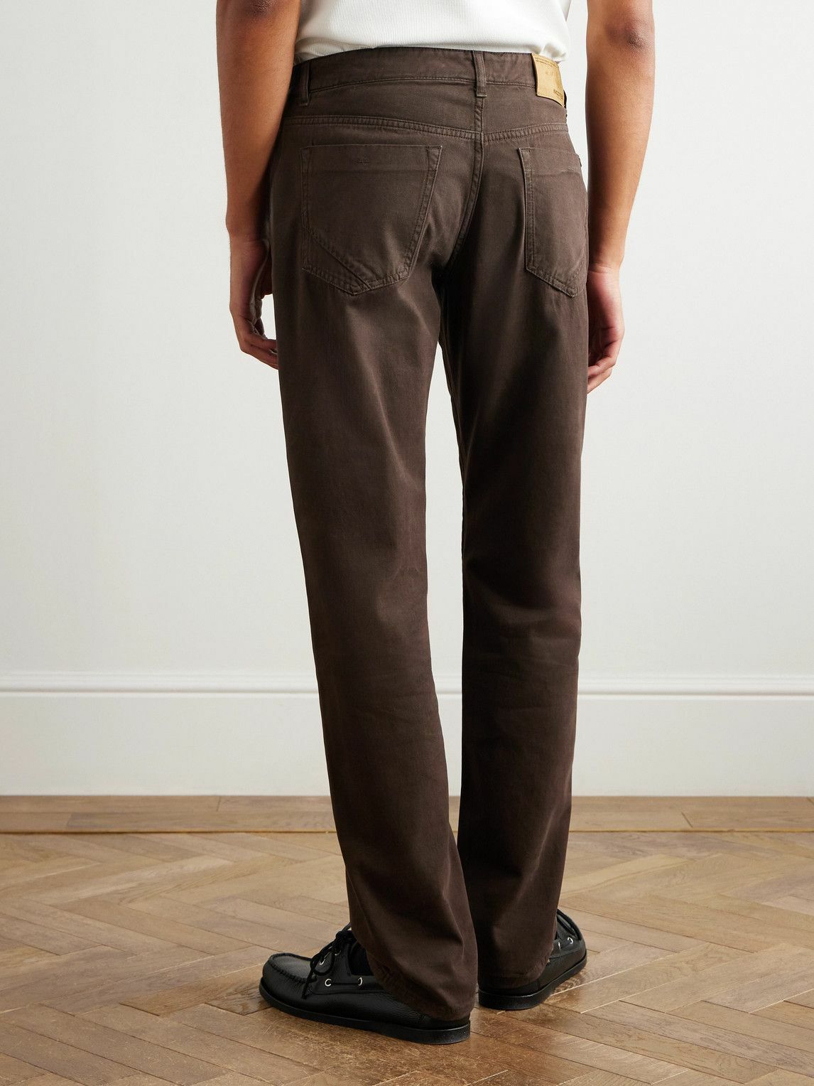 Incotex - Blue Division Straight-Leg Jeans - Brown