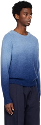 WYNN HAMLYN Blue & Navy Ombre Sweater