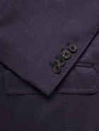Rubinacci - Darted Cashmere Woven Suit Jacket - Blue
