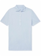 Altea - Taylor Cotton-Piqué Polo Shirt - Blue