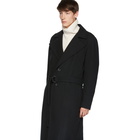 Yohji Yamamoto Black Belt Trench Coat