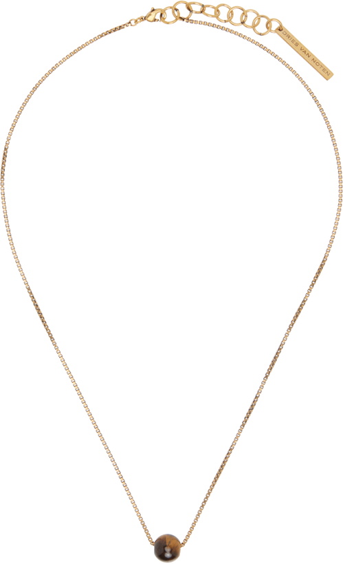 Photo: Dries Van Noten Tiger's Eye Necklace