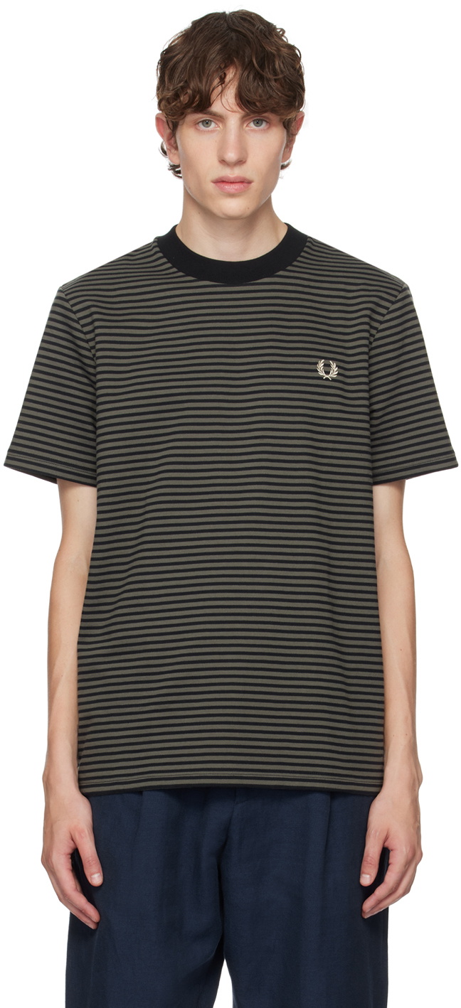 Fine Stripe Webbing in Gray