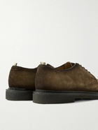 Officine Creative - Hopkins Flexi Suede Derby Shoes - Brown