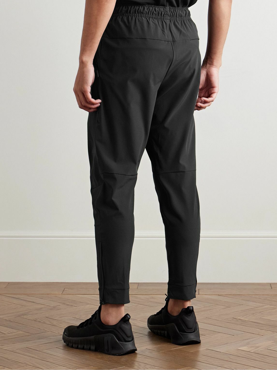 Nike Training - Unlimited Slim-Fit Tapered Dri-FIT Drawstring Trousers - Black