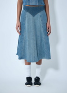 Levi's Paneled Denim Midi Skirt