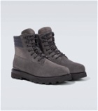 Moncler Peka leather ankle boots