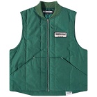Neighborhood Men's Padded Work Vest in Green