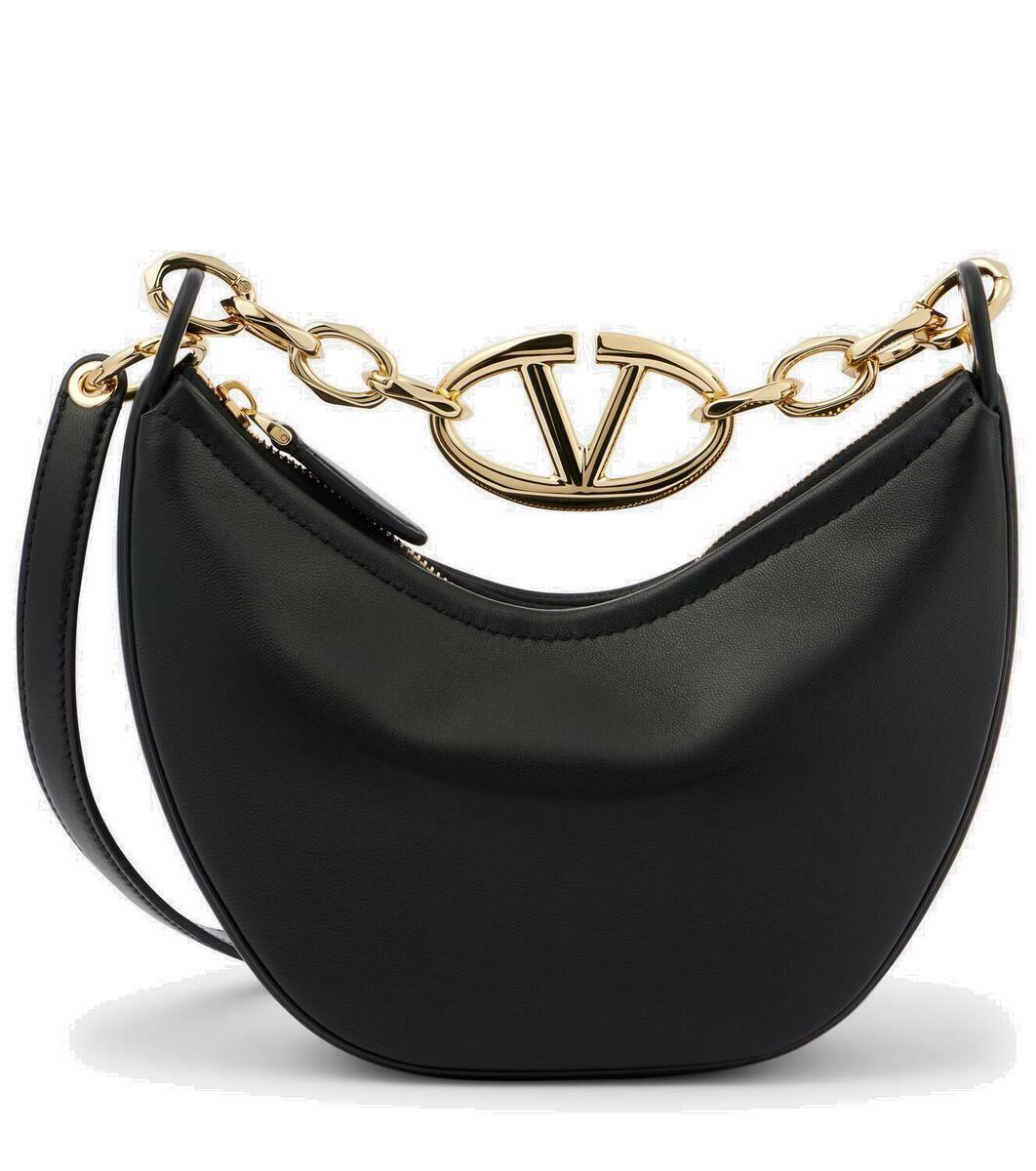 ショルダーバッグ・ポシェット VALENTINO Camel leather VLogo shoulder bag Vlogo leather crossbody bag Valentino Garavani Camel in