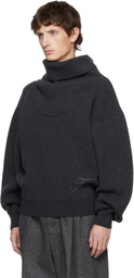 JACQUEMUS Gray 'The Pallone' Sweater