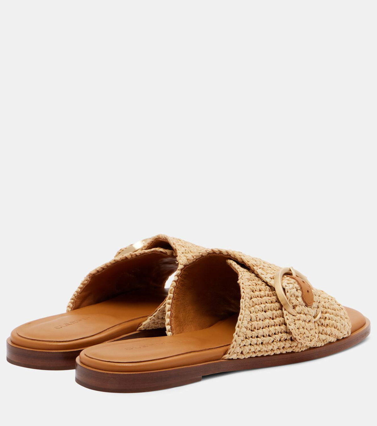 Clergerie Irme raffia slides