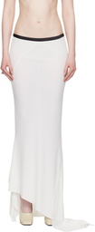 AARON ESH SSENSE Exclusive Bridal Capsule Asymmetric Fish Tail Maxi Skirt