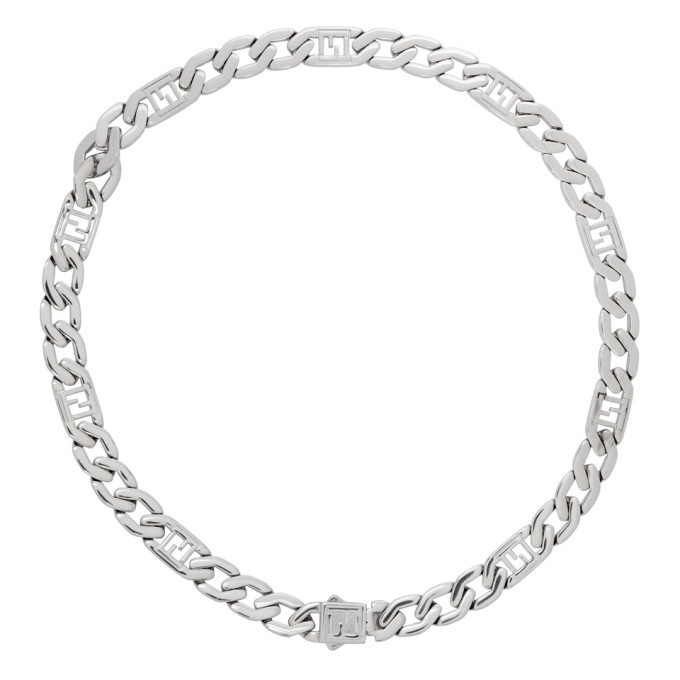 Photo: Fendi Silver Forever Fendi Chain Necklace