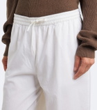 The Row Kriza cotton poplin wide-leg pants