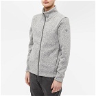 Tilak Men's Poutnik Mink Zip Fleece Jacket in Light Grey Melange