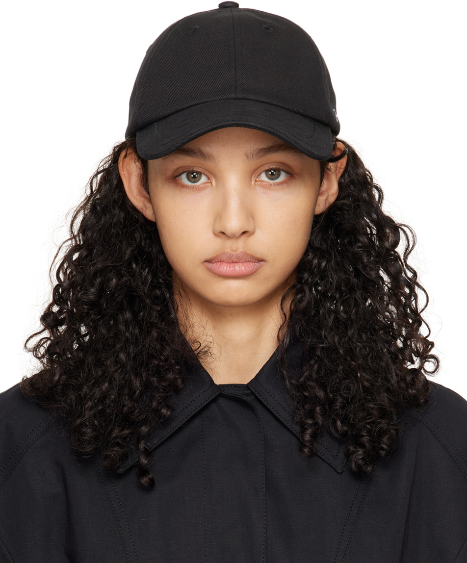 Jacquemus Black Les Classiques 'La casquette Jacquemus' Cap Jacquemus