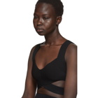 T by Alexander Wang Black Visible Straps Bralette