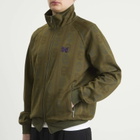 Needles Men's Poly Jacquard Track Jacket in Olive