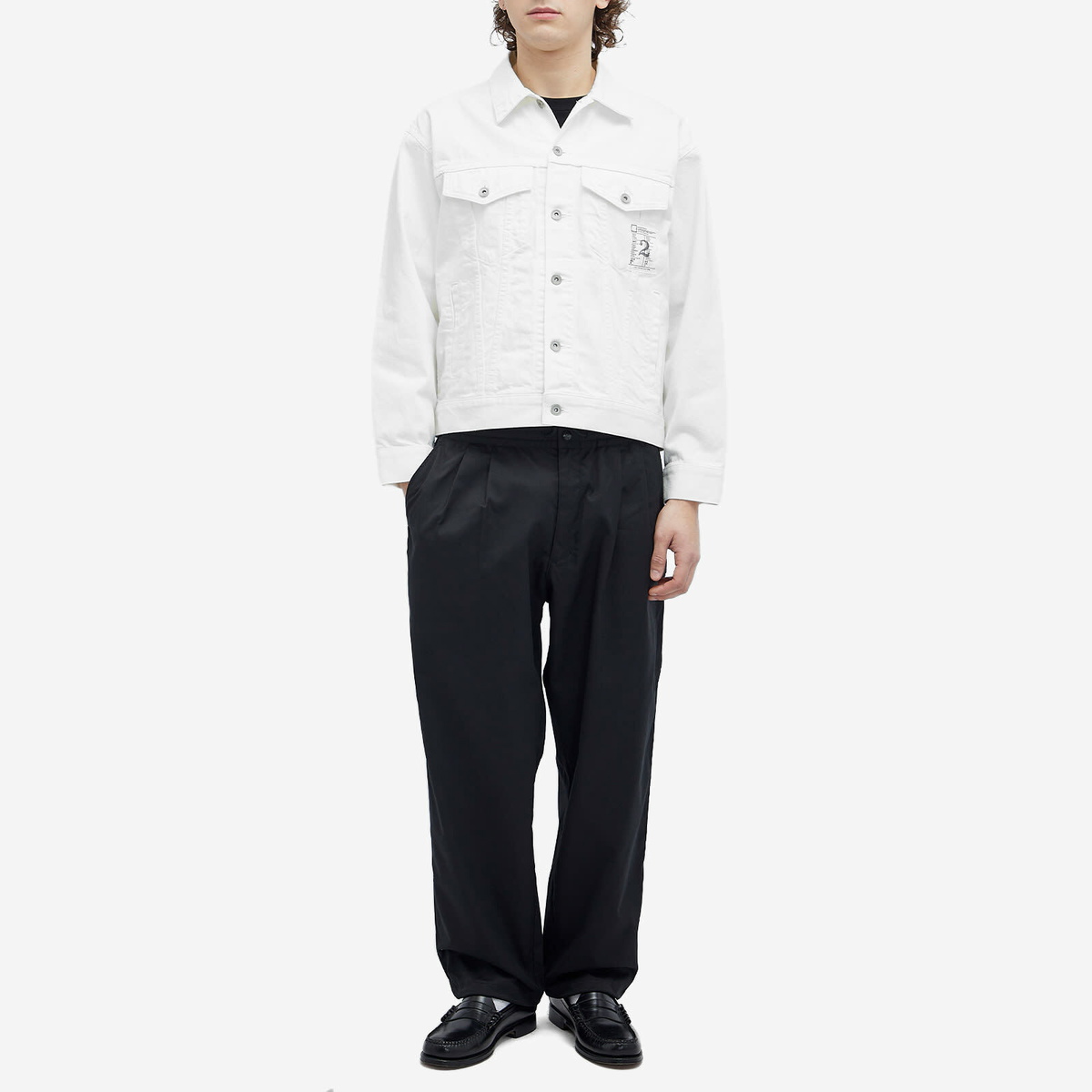 Neighborhood Men's Type-4 Jacket in White Neighborhood
