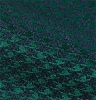Charvet - 7.5cm Houndstooth Silk and Wool-Blend Tie - Green
