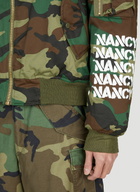 Nancy Camouflage Bomber Jacket