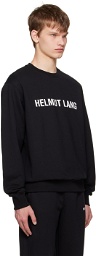 Helmut Lang Black Printed Sweatshirt