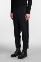 Sapio N 7 Pants In Black Wool