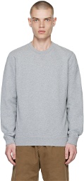 Sunspel Gray Cotton Sweatshirt