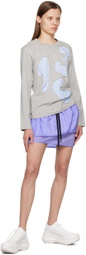 Comme des Garçons Shirt Gray Long Sleeve T-Shirt