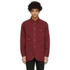 Han Kjobenhavn Red Twill Army Shirt