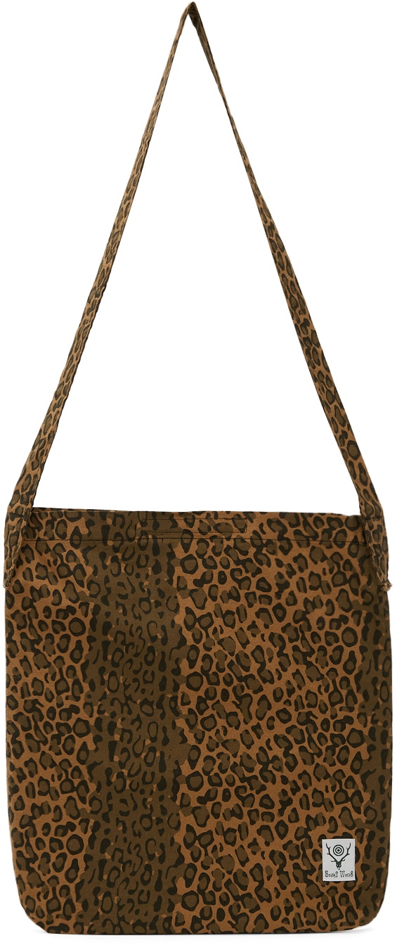 South2 West8 Brown Leopard Messenger Bag South2 West8