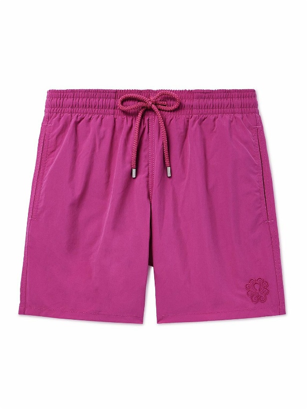 Photo: Vilebrequin - Moorea Slim-Fit Mid-Length Recycled Swim Shorts - Purple