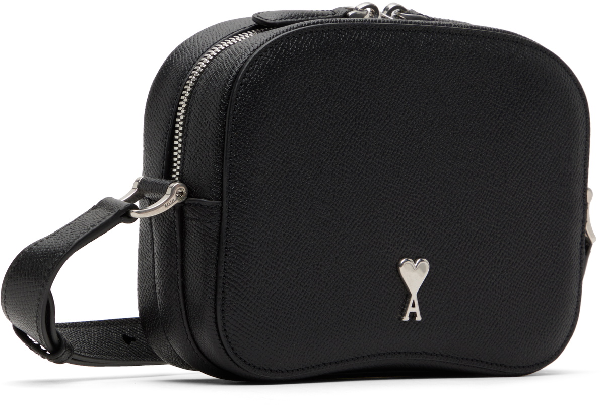 AMI Paris Black Paris Paris Camera Bag