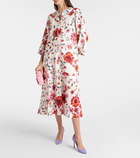 Dorothee Schumacher Floral Ease linen midi dress