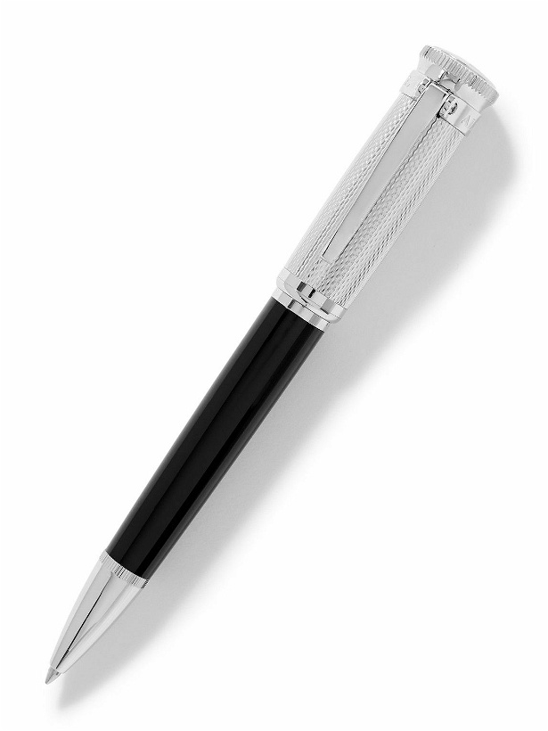 Photo: Dunhill - Sentryman Resin and Silver-Tone Ballpoint Pen