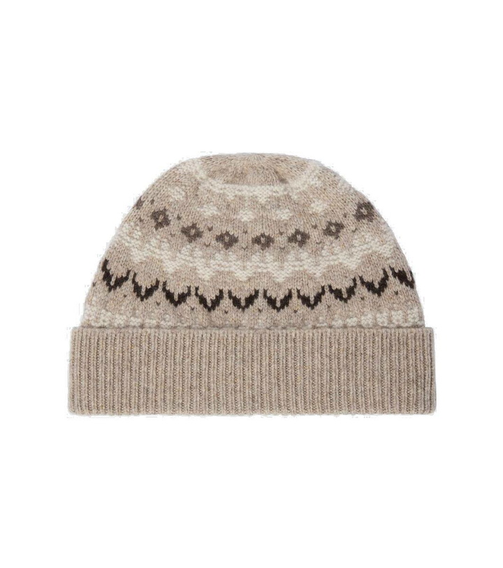 Photo: Loro Piana Fair Isle cashmere beanie