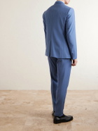 Dolce&Gabbana - Double-Breasted Wool Blazer - Blue