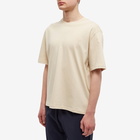 AMI Men's Tonal Heavy Cotton Small A Logo T-Shirt in Vanilla