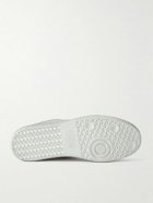 Maison Margiela - Replica Leather-Trimmed Shell Sneakers - Silver
