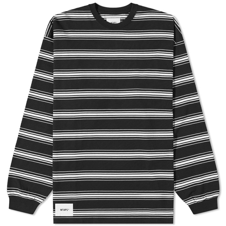 Photo: WTAPS Men's Long Sleeve BDY 01 T-Shirt in Black