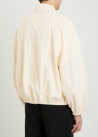 Jacquemus Le Coupe Vent Logo-embroidered Shell Jacket White