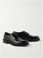 Canali - Glossed-Leather Derby Shoes - Black