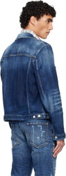 Dsquared2 Navy Double Front Denim Jacket