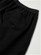Balenciaga - Wide-Leg Wool Trousers - Black