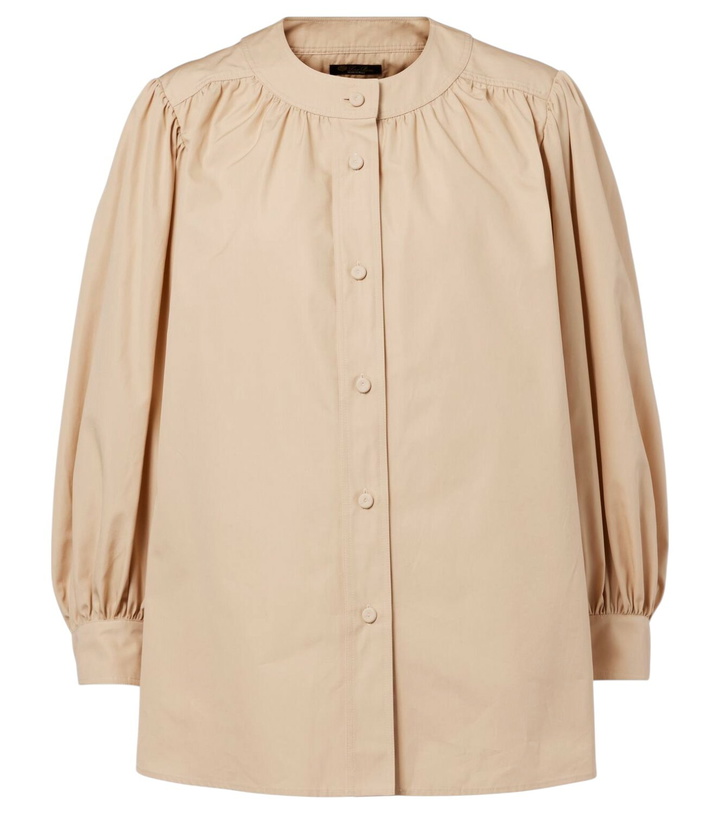 Photo: Loro Piana Hailey cotton blouse