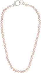 Hatton Labs Pink Classic Pearl Necklace