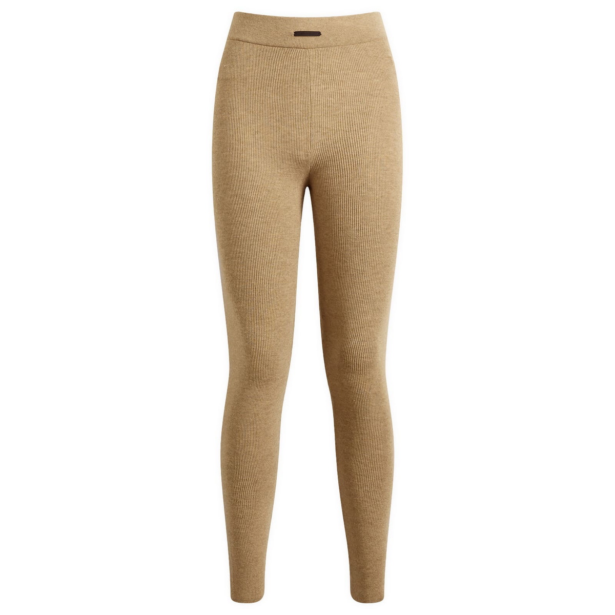 Fear of God ESSENTIALS Women's Rib Knit Leggings in Dune