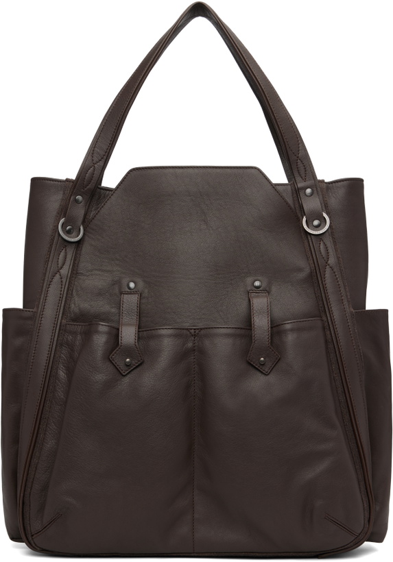 Photo: Kiko Kostadinov Brown Inex Tote