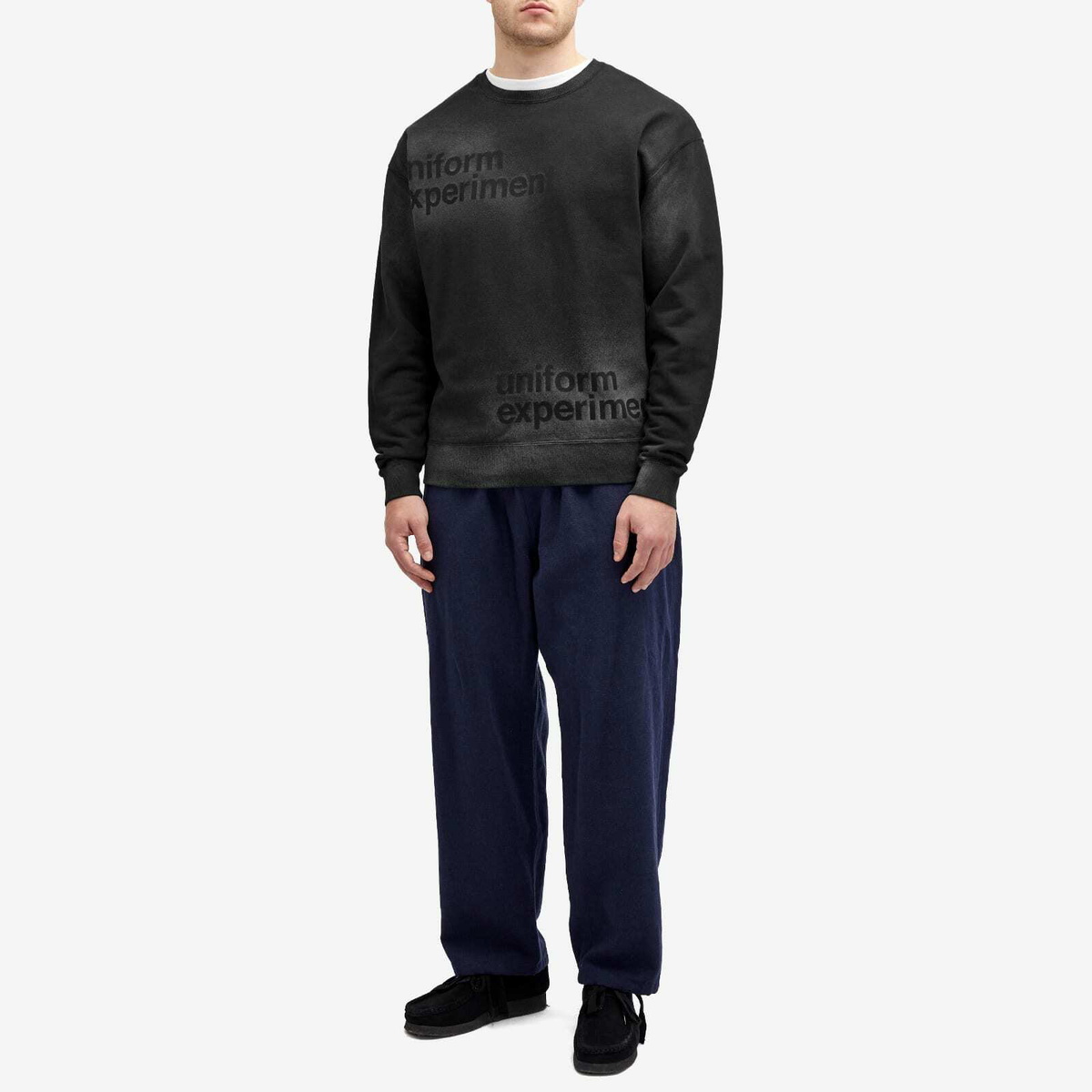 Uniform Experiment Men's Fade Sweatshirt in Black